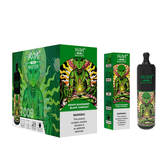 New Arrival R&M MASTER 7000Puffs 15ml E Liquid Mesh Coil Rechargeable Disposable Vape OEM Logo Wholesale Electronic Cigarette