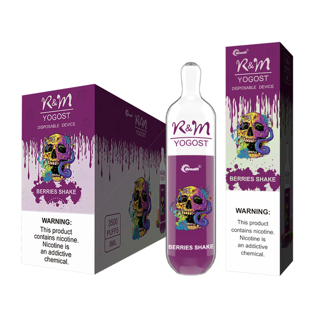 R&M YOGOST|2021 Vape|5% Salt Nicotine Disposable Vape