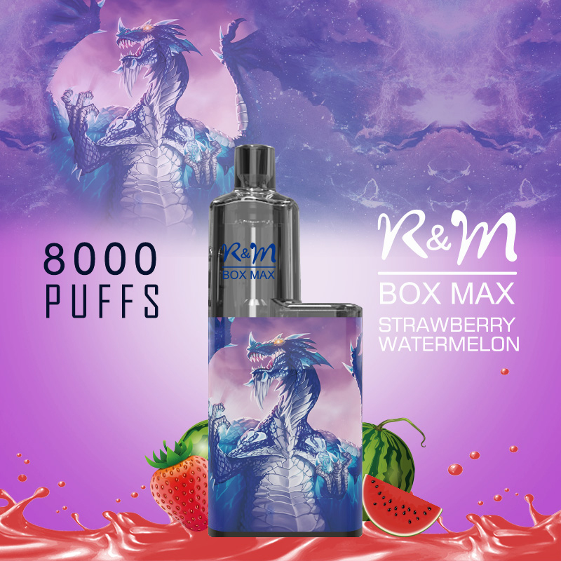 R&M BOX MAX Dubai Original Led Rechargble Disposable Vape|Wholesale Vape Pen