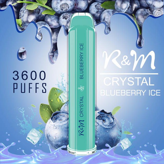 R&M CRYSTAL 3600 Puffs The Hot- Selling Disposable Vape 