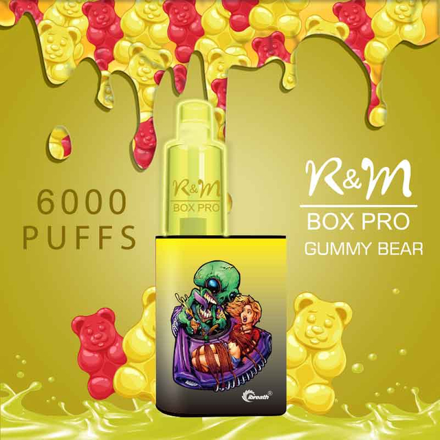 R&M BOX PRO Bigger Vapor 6000 Puffs Disposable Vape New Arrival