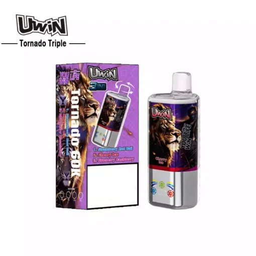 UWIN TORNADO TRIPLE 60000 Puffs 3-in-1 Tastes Bulk Buy Rechargeable fruit flavor vape best disposable vape 2026 easy to use vape device Disposable Vapes Wholesale