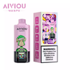Premium Fruit Flavors WASPE AIVIOU 150000 Puffs 6 in1 Rechargeable Disposable Vape Vapor Pen with Mesh Coil Wholesale 