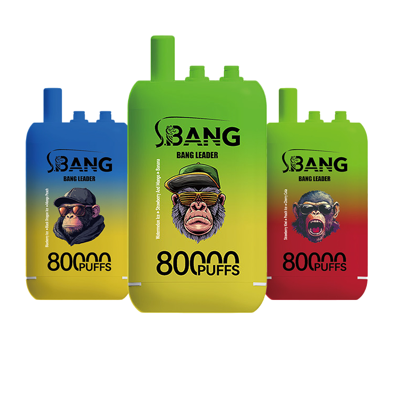 Bang Leader 80000 Puffs Triple-Flavor Disposable Vape – Type-C Rechargeable