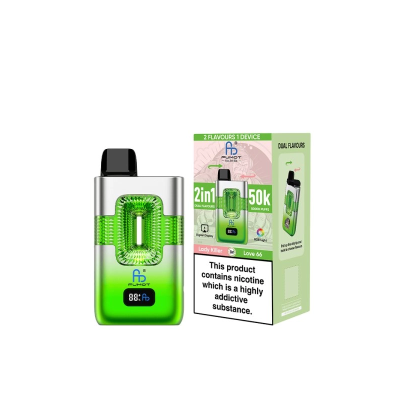 Smooth Vapor Fumot Eco 2 in 1 50K Rechargeable Dual Mesh Coil best disposable vape Pen 2026 Wholesale 