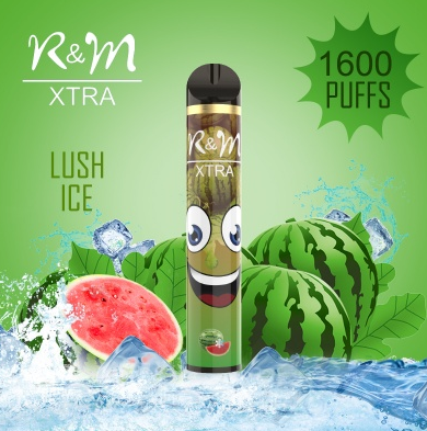 R&M XTRA 1600 Puffs 6% Nicotine Vape Disposable Device | Lush Ice