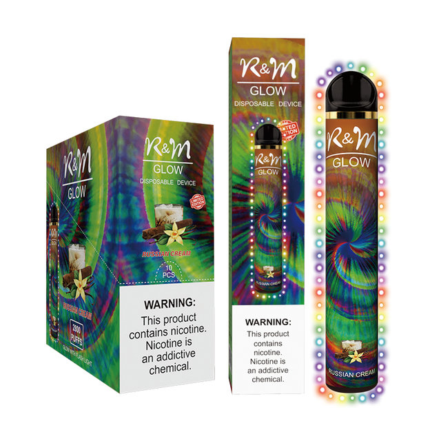 R&M GLOW 2800 Puffs Plus Bang E-cigarette 