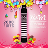 R&M SPARKLE 2600 Puffs Relx Disposable Vape |Rainbow candy