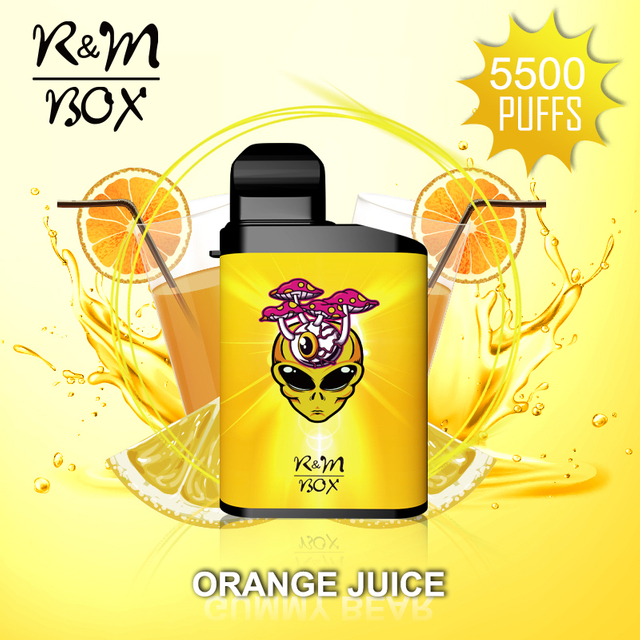 R&M BOX Orange Juice Disposable Vape Wholesaler|Distributor|Manufacturer