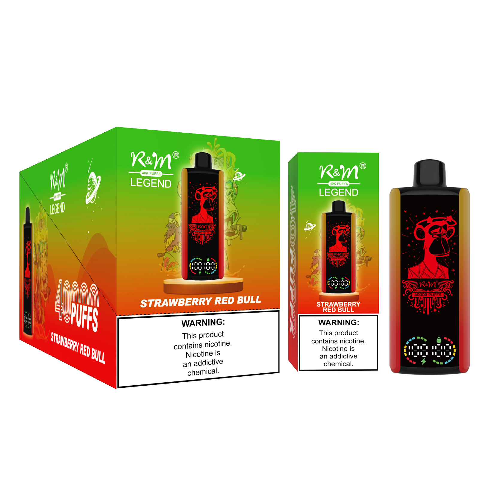 2025 New Electronic Cigarette 40000Puffs Mega Screen Rechargeable RandM Tornado Vape Disposable Vape Vozol Alfakher Vape Bar