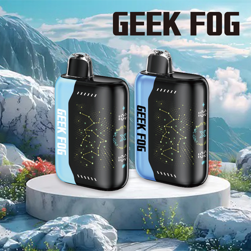 Geek Bar Pulse 25K Geek Fog 30K Disposable Vape Device With 3D Curved Screen Display