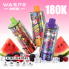 Long lasting Waspe Crystal 8in1 180K Disposable Vape best disposable vape 2026 premium vape products Bulk Buy Rechargeable Disposable Vapes Wholesale