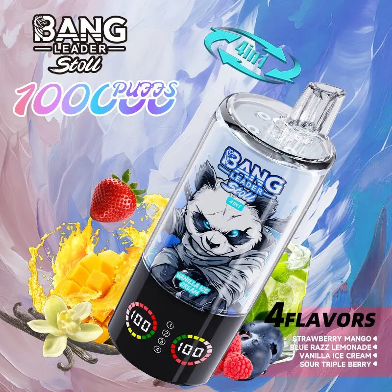 Bang Leader Stoll 100K 100000 Puffs 4 in 1 Flavors & LED Display Disposable Vape