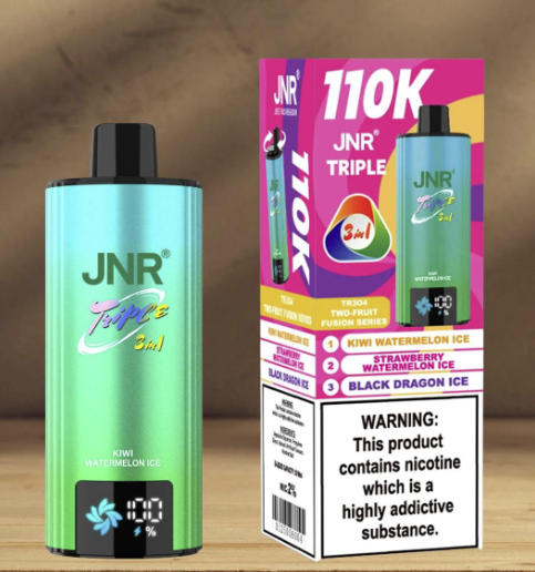 Premium Nicotine JNR Triple 110K 3 in 1 Rechargeable Disposable Vape Pen Wholesale EU Shipping