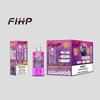 FIHP 90000 90K Puffs 3 in 1 Triple Flavors Dual Mesh Coil Disposable Vape with LED Display