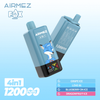 Airmez Fox 120k Puffs 4 in 1 Flavors Disposable Vape with LED Display