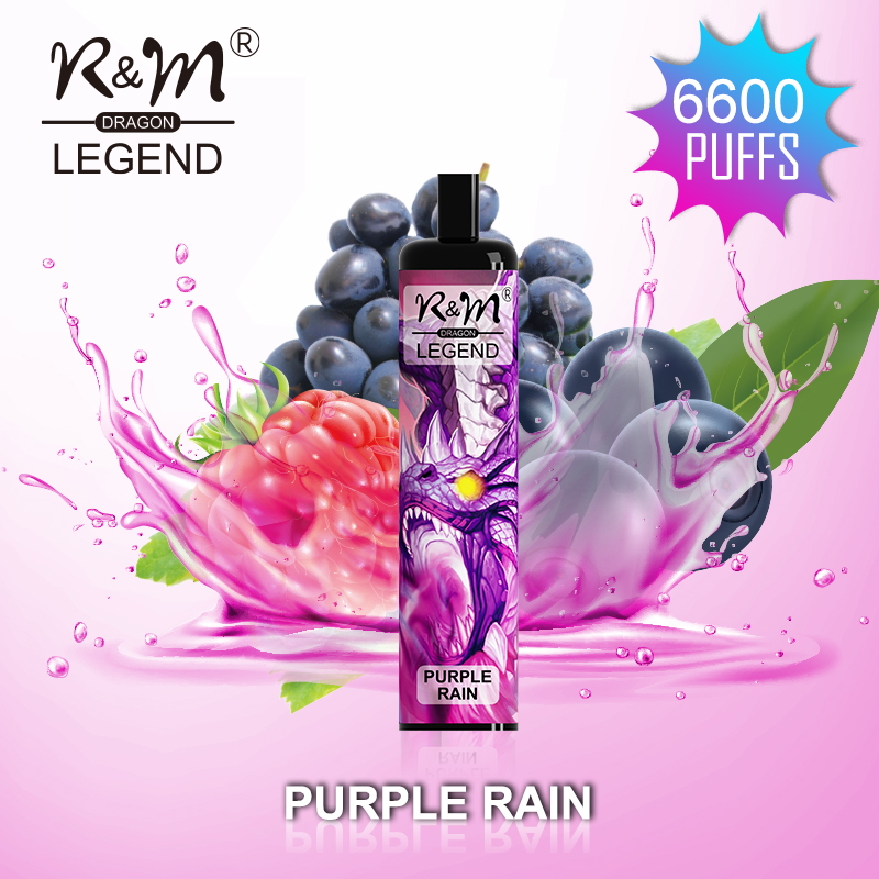 R&M LEGEND DRAGON Purple Rain Disposable Vape Supplier|Smok Novo