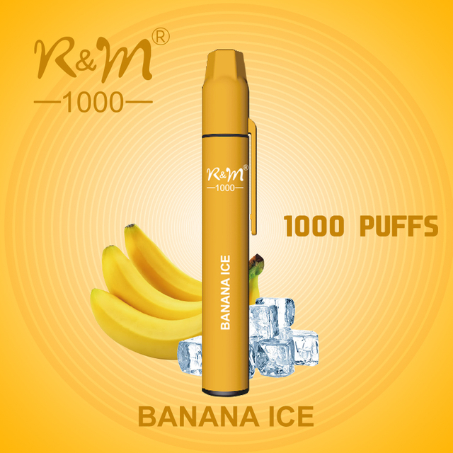 R&M 1000 Dubai Customize Brand 5% Salt Nicotine Disposable Vape