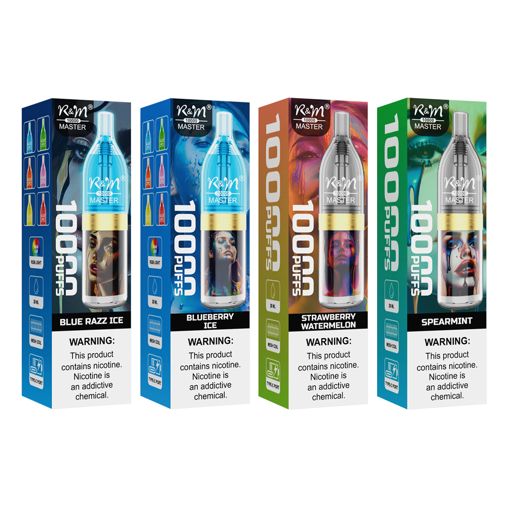 Original 10000Puffs 20 Taste Flavors UK OEM Logo RANDM MAGIC 20MG Ejuice Electronic Cigarette Wholesale Elux Vape Bar