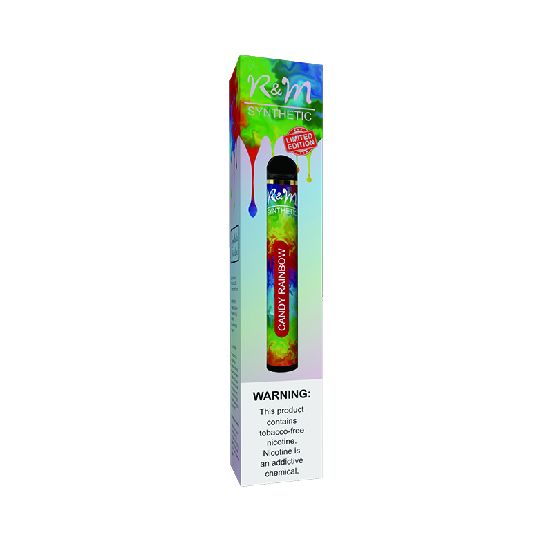 R&M SYNTHETIC 2600 Puffs Disposable Vape |Candy Rainbow