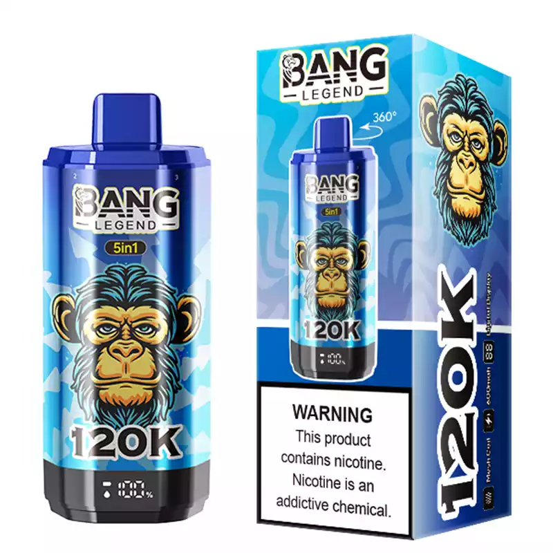 BANG LEGEND 120000 Puffs 5-IN-1 fruit flavor vape easy to use vape device Bulk Buy Rechargeable Disposable Vapes Wholesale