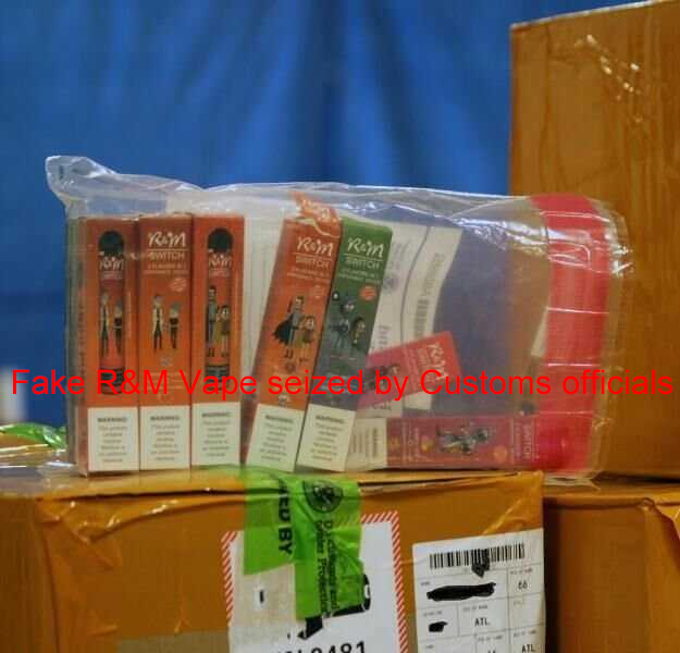 Fake R&M Vape pens seized by Customs officials
