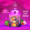  Latest 9000 puffs RGB Light 16 Flavors Elf Bar Good Taste Original Disposable Vape With Diamond Shape