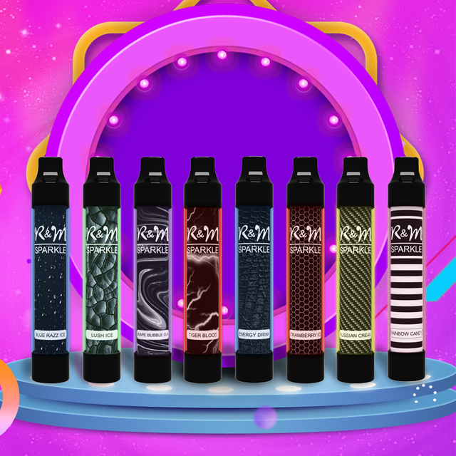 R&M SPARKLE 2600 Puffs RICK MORTY Wholesale Vape