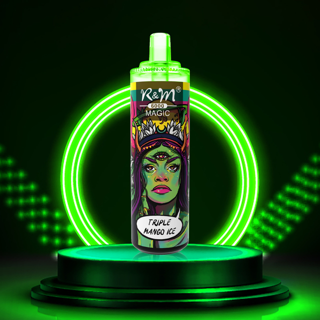 6000Puffs Factory Ready to Ship Elf Lost Mary Box Shape RGB Light Mesh Coil Electronic Cigarette Wholesale Disposable Vape