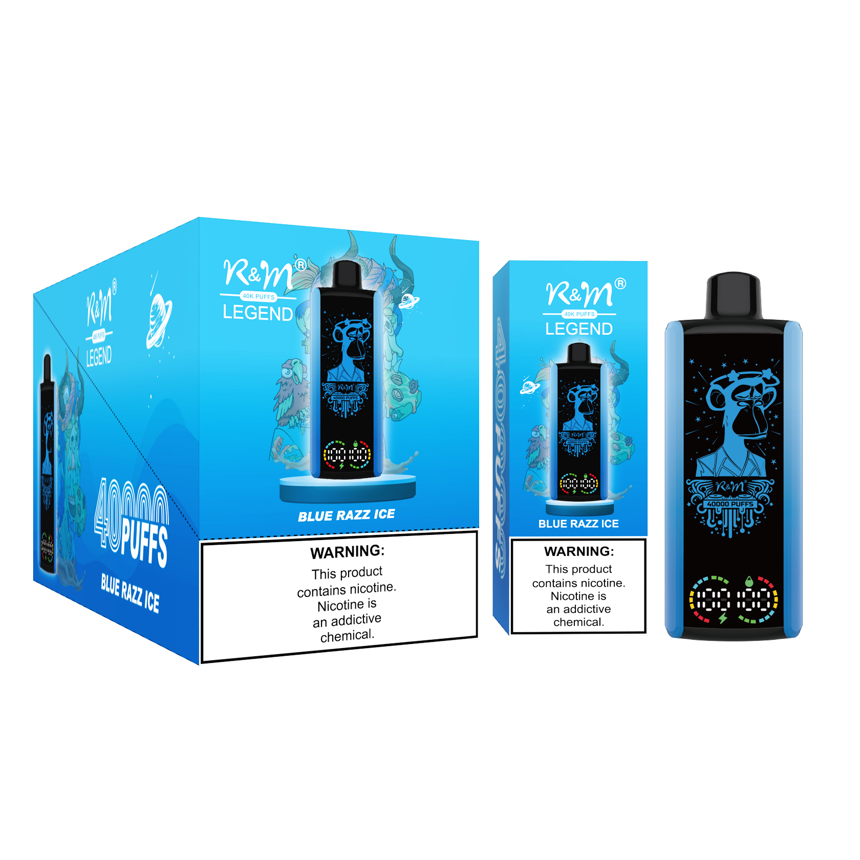 Germany Holland Hot Sale New Big Display Screen 40000Puffs Watermelon Ice Disposable Vape RandM Tornado 7000Puffs R&M Legend Delivery
