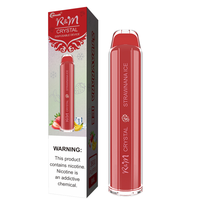 R&M CRYSTAL 3600 Puffs The Hot- Selling Disposable Vape 