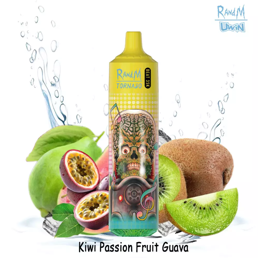 Wholesale Price EU Warehouse Music RGB Light 35000 Puffs Uwin RandM Tornado Beat 35K Disposable Vape Pen 