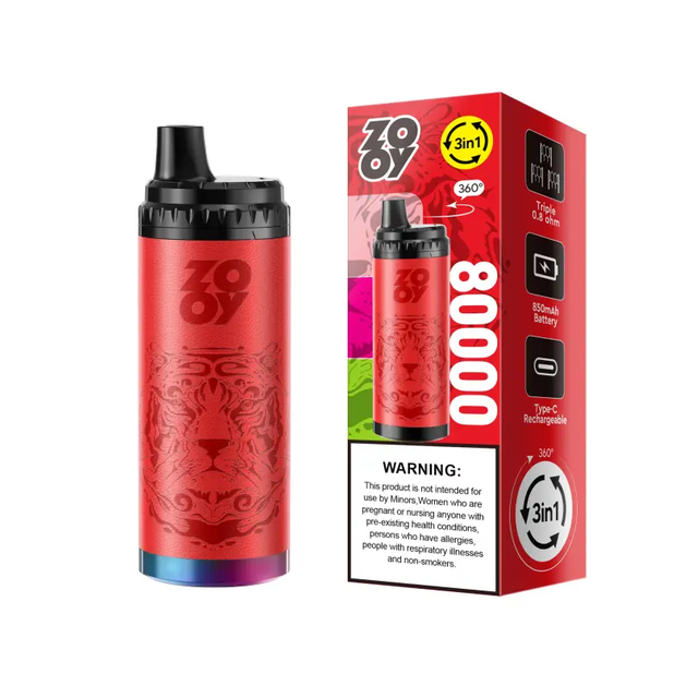 ZOOY King Triple 80K Puffs 3-in-1 Switchable Flavors Disposable Vape