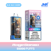 EU Warehouse JNR Rage Gorilla 55000 Puffs Dual Mesh Coil Type C Rechargeable Disposable Vape With Smart Display