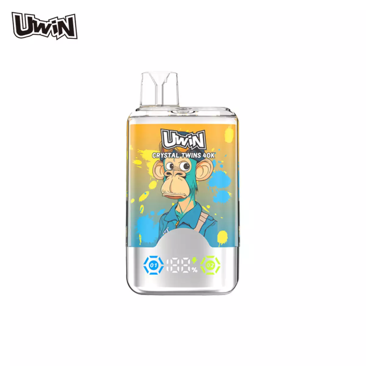 UWIN RANDM Twins Crystal 40000 Puffs Double Tastes premium vape products long lasting disposable vape best disposable vape 2026 Bulk Buy Rechargeable Disposable Vapes Wholesale