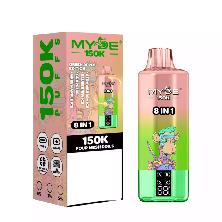 MYDE 8 IN 1 150K 150000 Puffs premium vape products long lasting disposable vape best disposable vape 2026 Bulk Buy Rechargeable Disposable Vapes Wholesale