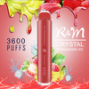 R&M CRYSTAL 3600 Puffs Kangvape Pen|Strawnana Ice
