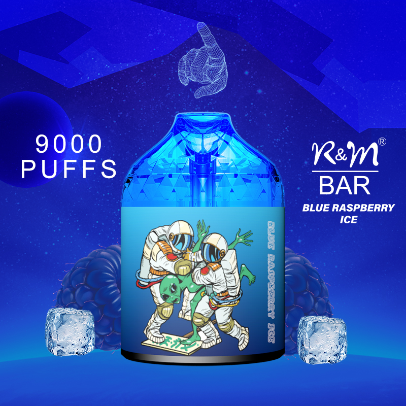  Latest 9000 puffs RGB Light 16 Flavors Elf Bar Good Taste Original Disposable Vape With Diamond Shape