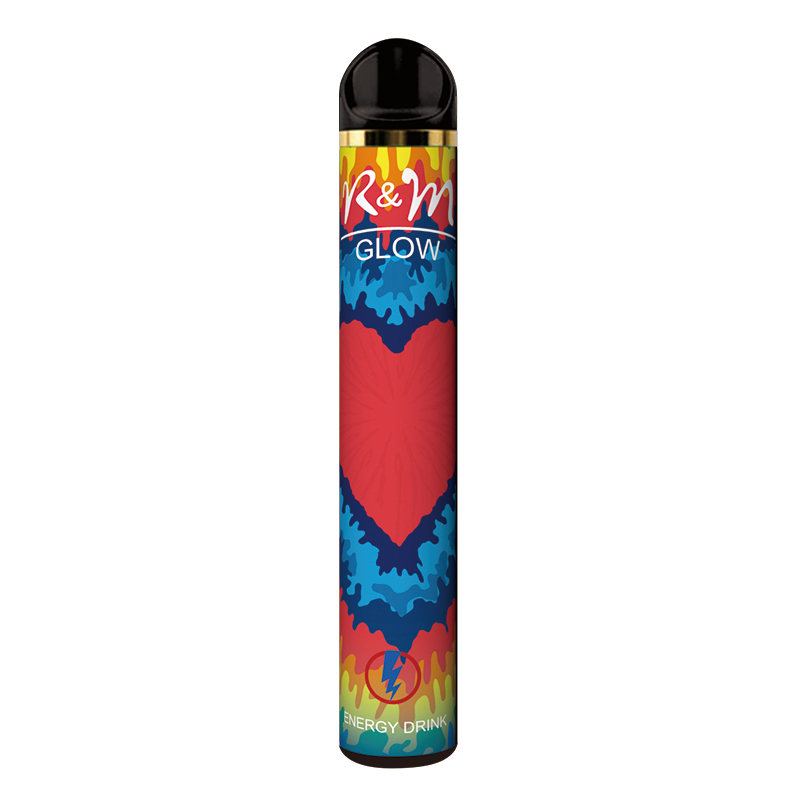 R&M GLOW 2800 Puffs Hookah Disposable Vape |Energy drink