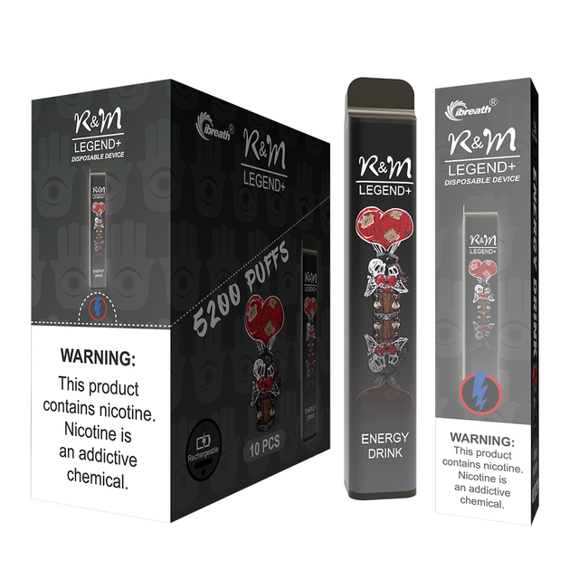 R&M LEGEND+ Puff Box 6% Nicotine|Wholesale Disposable Vape|Puff Max