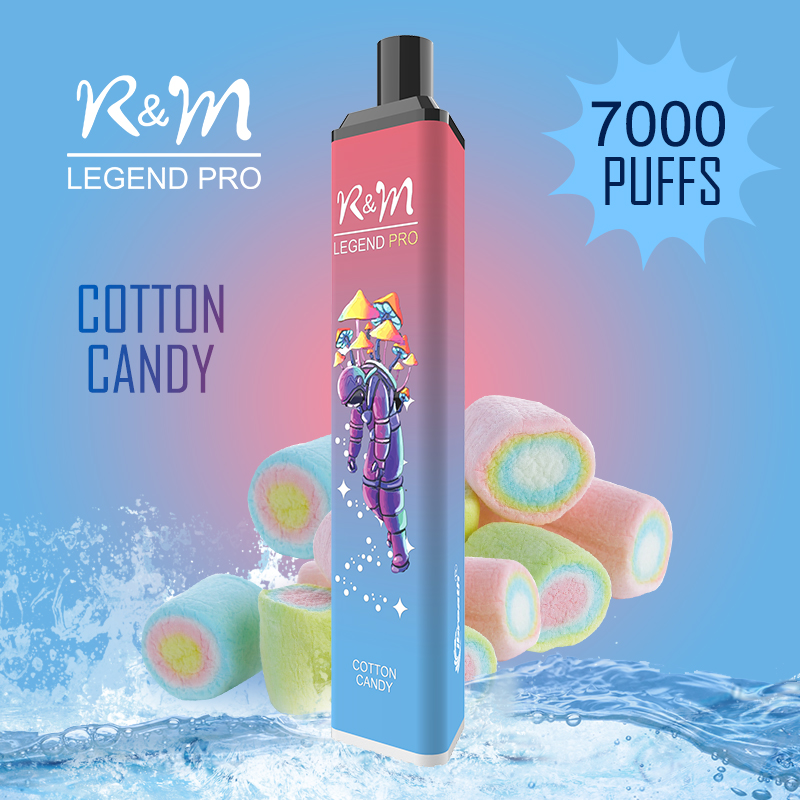 R&M LEGEND PRO Europe 7000 Puffs RGB Light Disposable Vape 