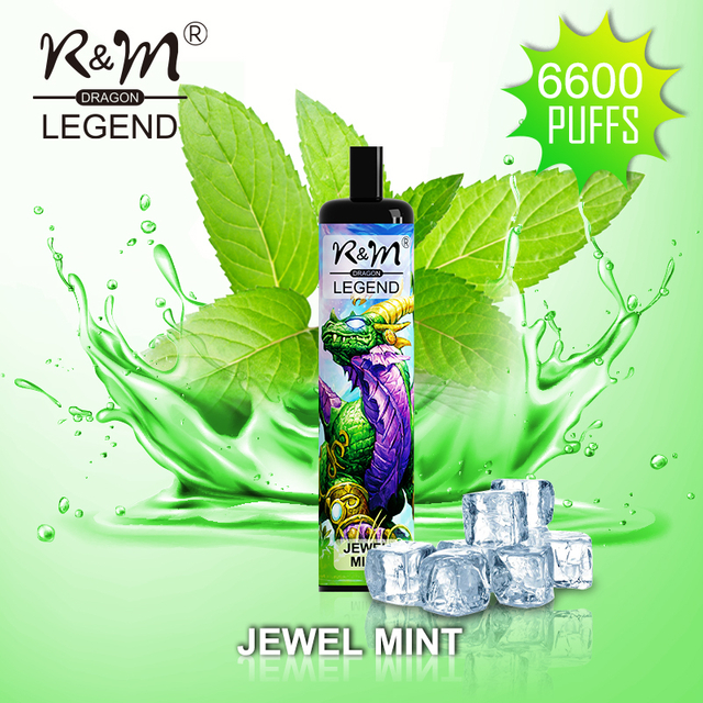 R&M LEGEND DRAGON Jewel Mint Disposable Vape|Hyde Vape