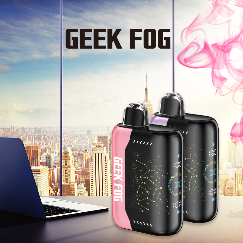 Geek Bar Pulse 25K Geek Fog 30K Disposable Vape Device With 3D Curved Screen Display