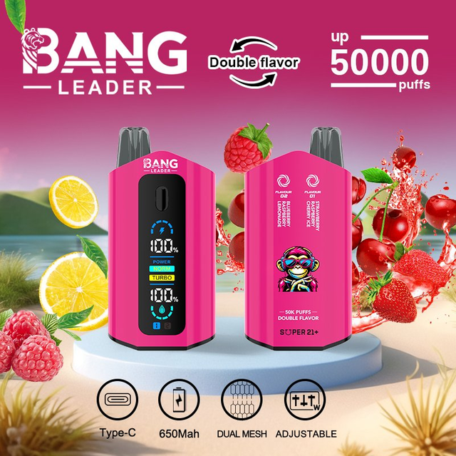 Bang Leader 50000 Puffs 40mL E-Liquid 2-in-1 Vape Rechargeable Disposable Vape