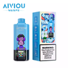Premium Fruit Flavors WASPE AIVIOU 150000 Puffs 6 in1 Rechargeable Disposable Vape Vapor Pen with Mesh Coil Wholesale 