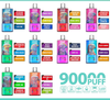 FIHP 90000 90K Puffs 3 in 1 Triple Flavors Dual Mesh Coil Disposable Vape with LED Display
