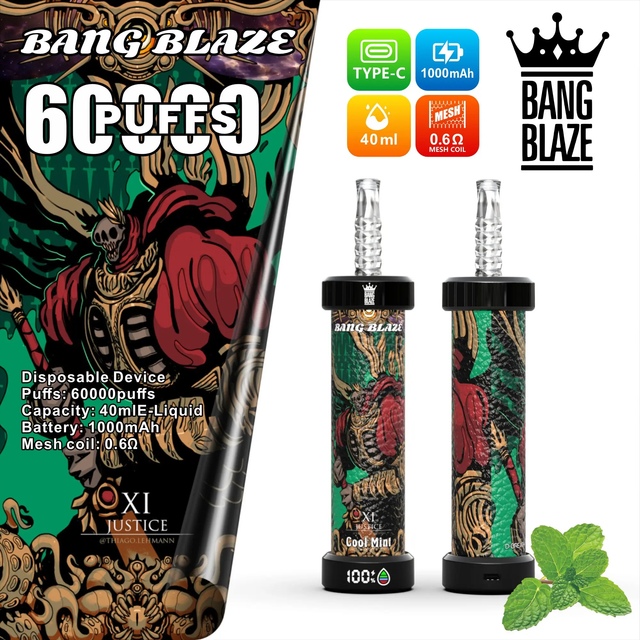 Bang Blaze 60k Puffs LCD Display Disposable Vape Pen Wholesale