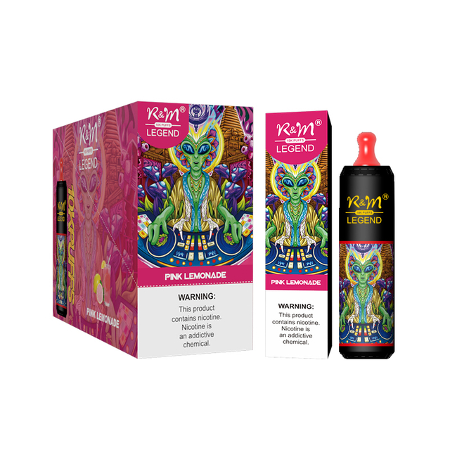 Dubai UK Wholesale Custom 10000 Puffs Randm Legend R&M Disposable Vape Type-C Rechargeable E Cigarette 2% 5% Nicotine Puff Device